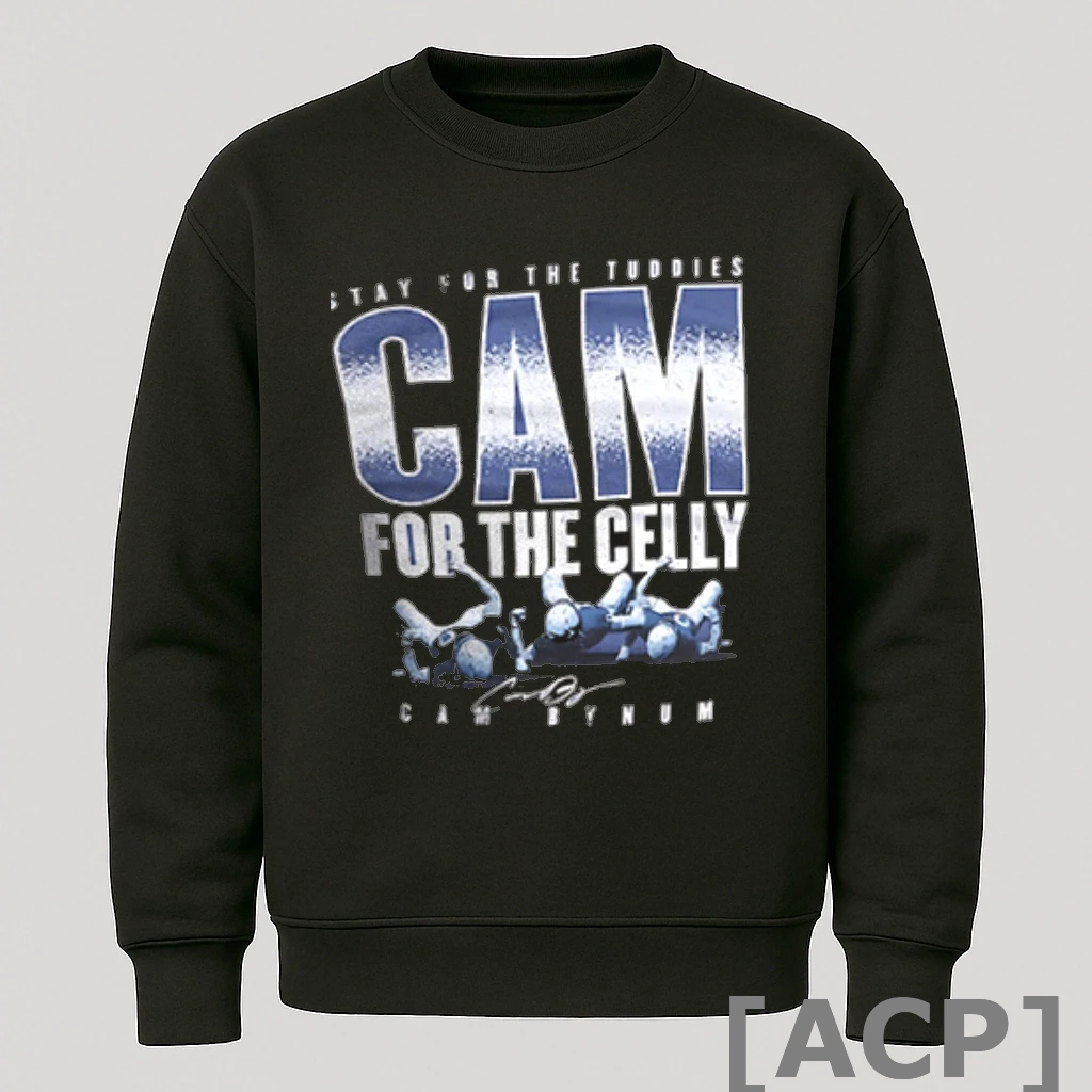 Official Cam Bynum Indianapolis Colts Cam For The Celly Long Sleeve T Shirt Sweater