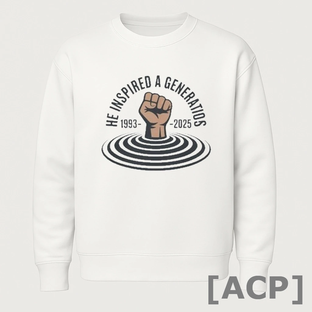 Official Charlie Kirk He Inspired A Generations 1993 2025 Shirts Men T Shirt Sweater
