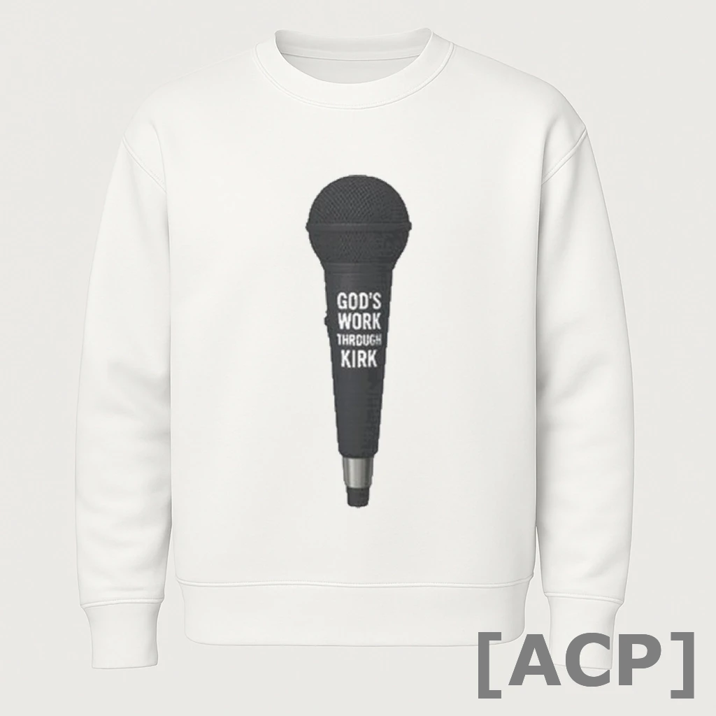 Official Charlie Kirk Mic Faithful Servant American Hero T Shirt Sweater