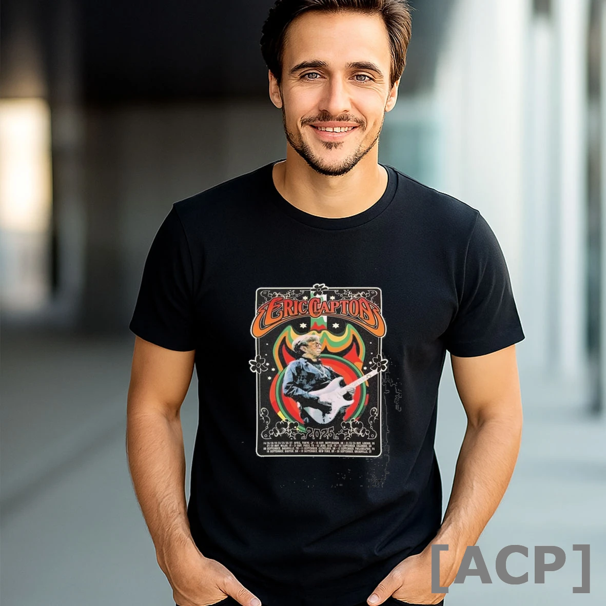 Official Eric Clapton Tour September 2025 T Shirt Sweater
