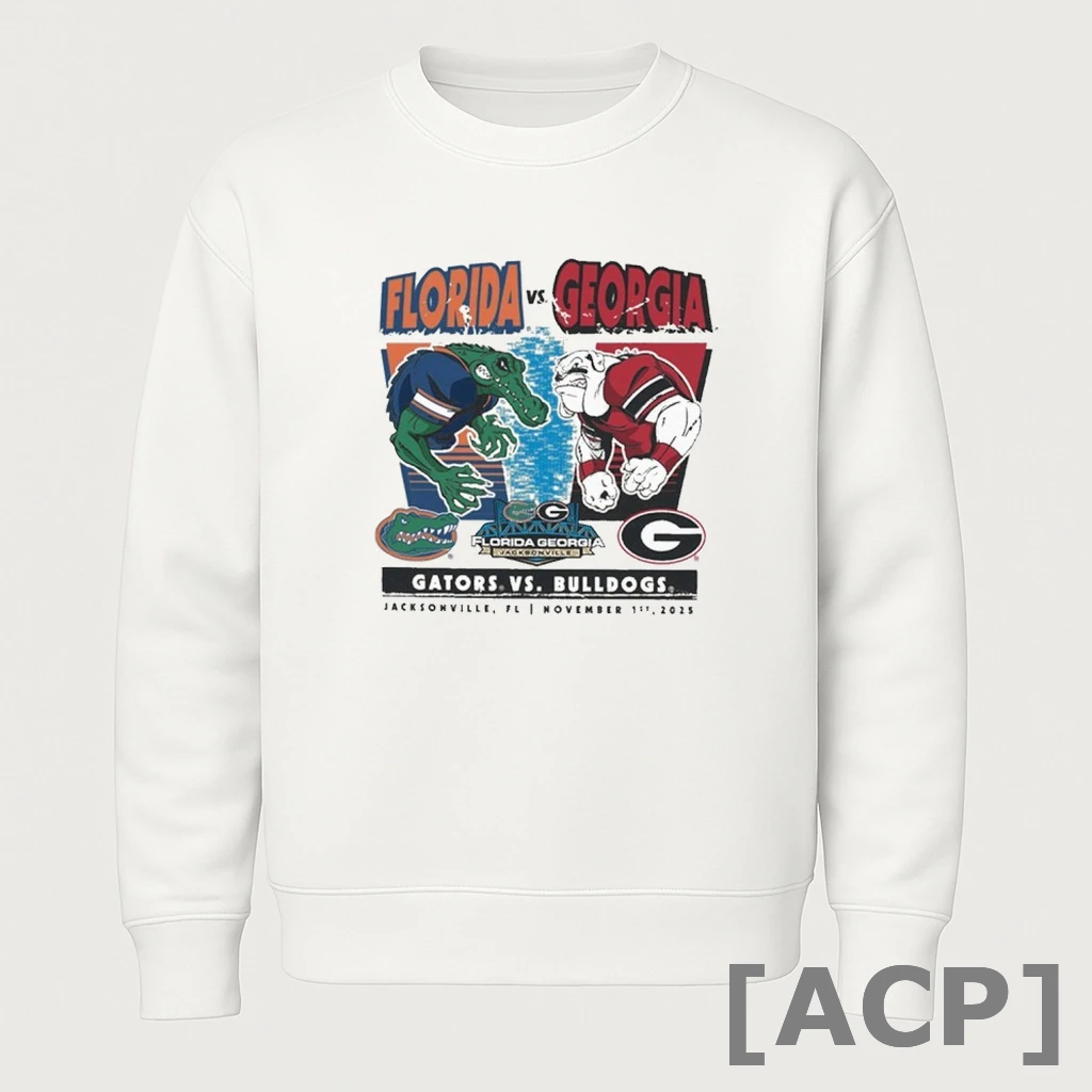 Official Florida Gators Football Rivalry Matchup Vs Georgia Bulldogs 2025 T Shirt Sweater