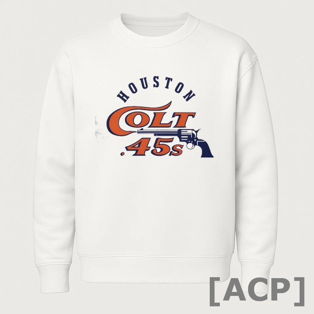 Official Houston Astros Colt 45s Shot T Shirt Sweater