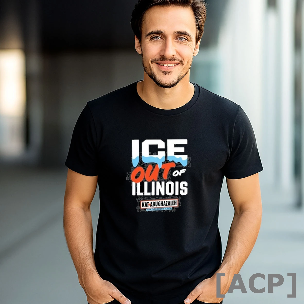 Official Ice Out Of Illinois Kat Abughazaleh 2025 T Shirt Sweater