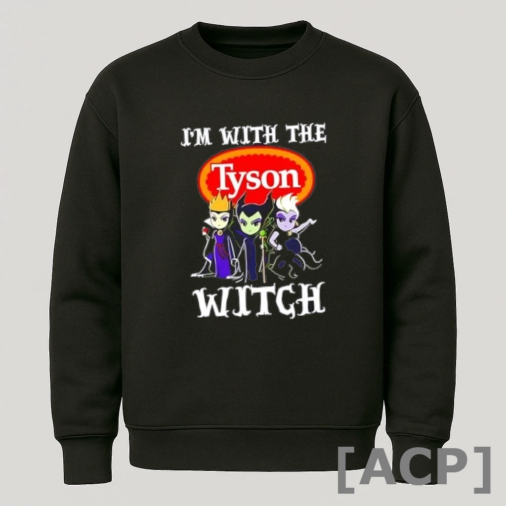 Official Im With The Tyson Foods Witch Villains Halloween T Shirt Sweater