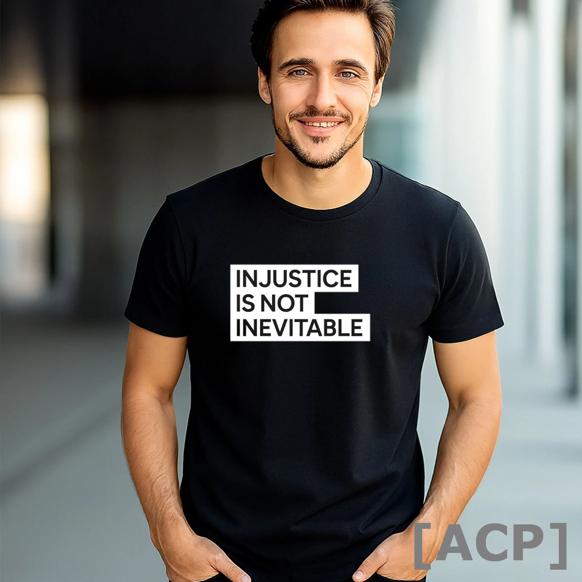 Official In Justice Is Not Inevitable T Shirt Sweater
