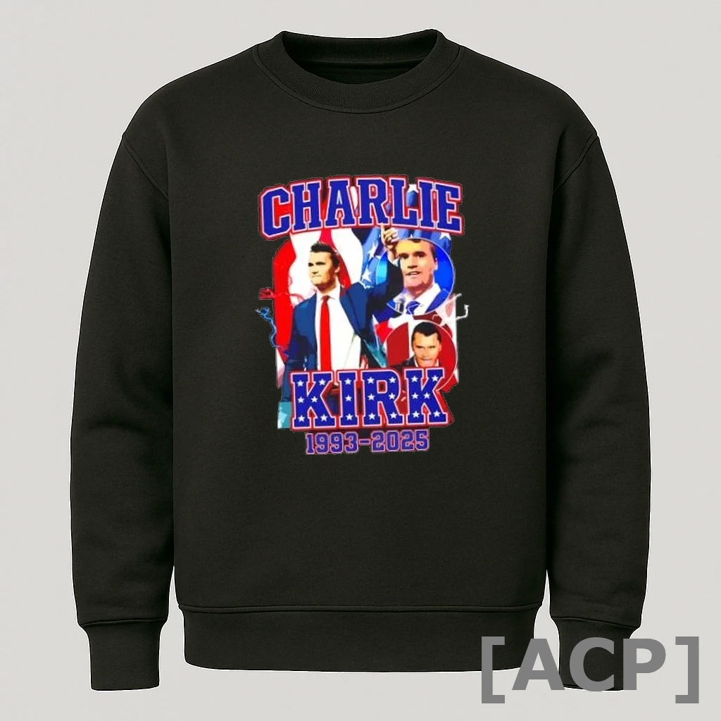 Official In Memory Of Charlie Kirk Rip 1993 2025 T Shirt Sweater