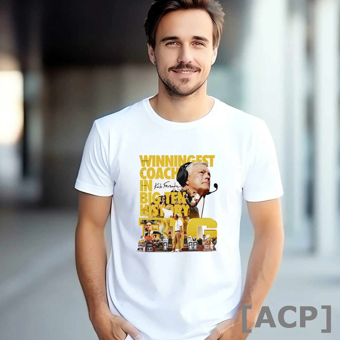 Official Iowa Hawkeye Team 2025 Kirk Ferentz Winningest Coach In Big Ten History T Shirt Sweater