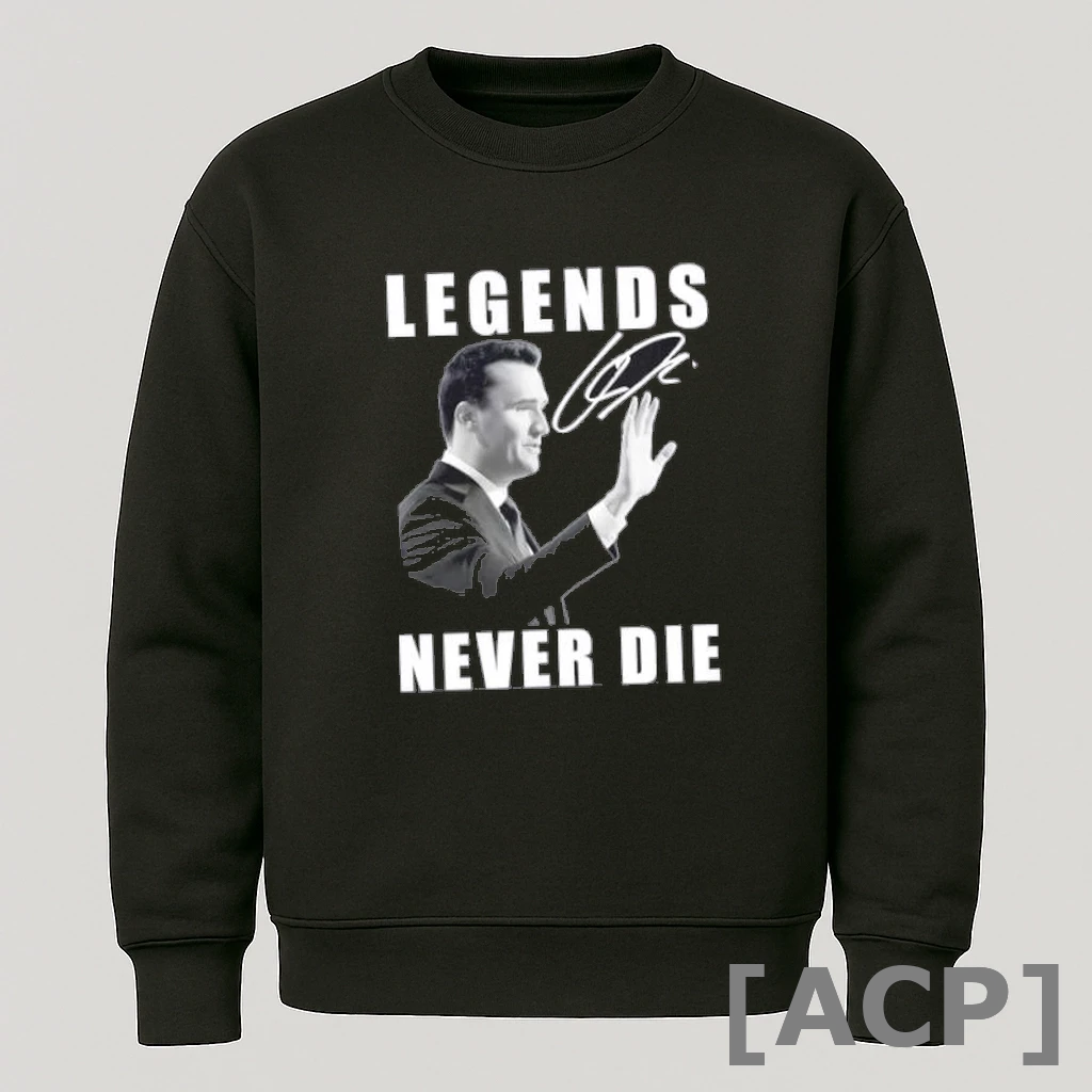 Official Legends Never Die Charlie Kirk Signature T Shirt Sweater