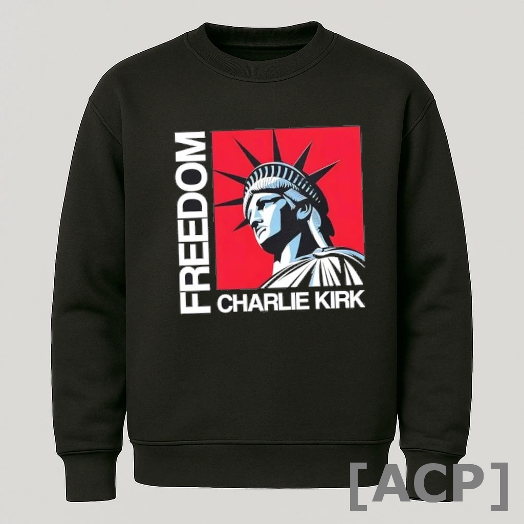 Official Liberty Of Statue Freedom Charlie Kirk T Shirt Sweater