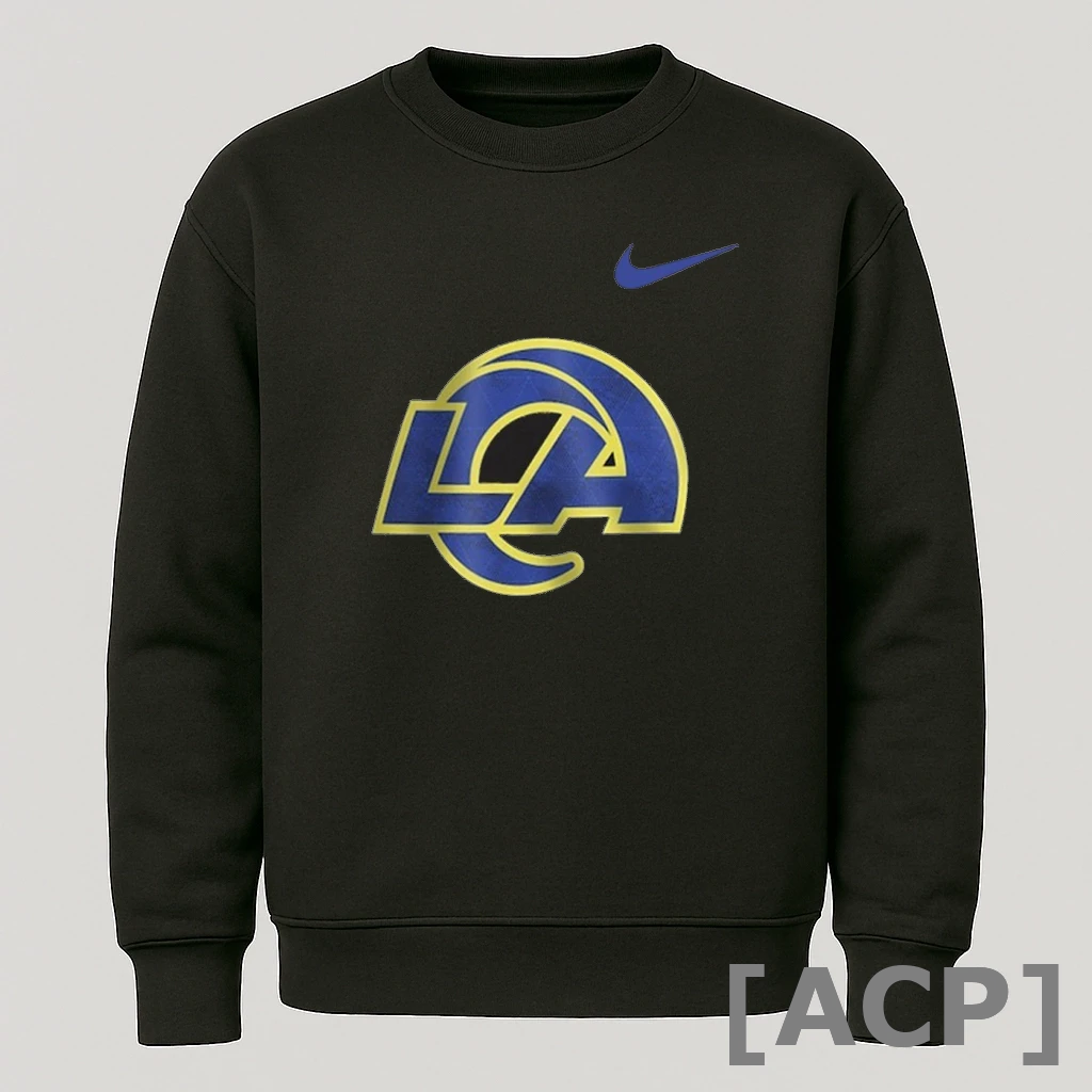 Official Los Angeles Rams Nike 2025 Rivalries Logo T Shirt Sweater