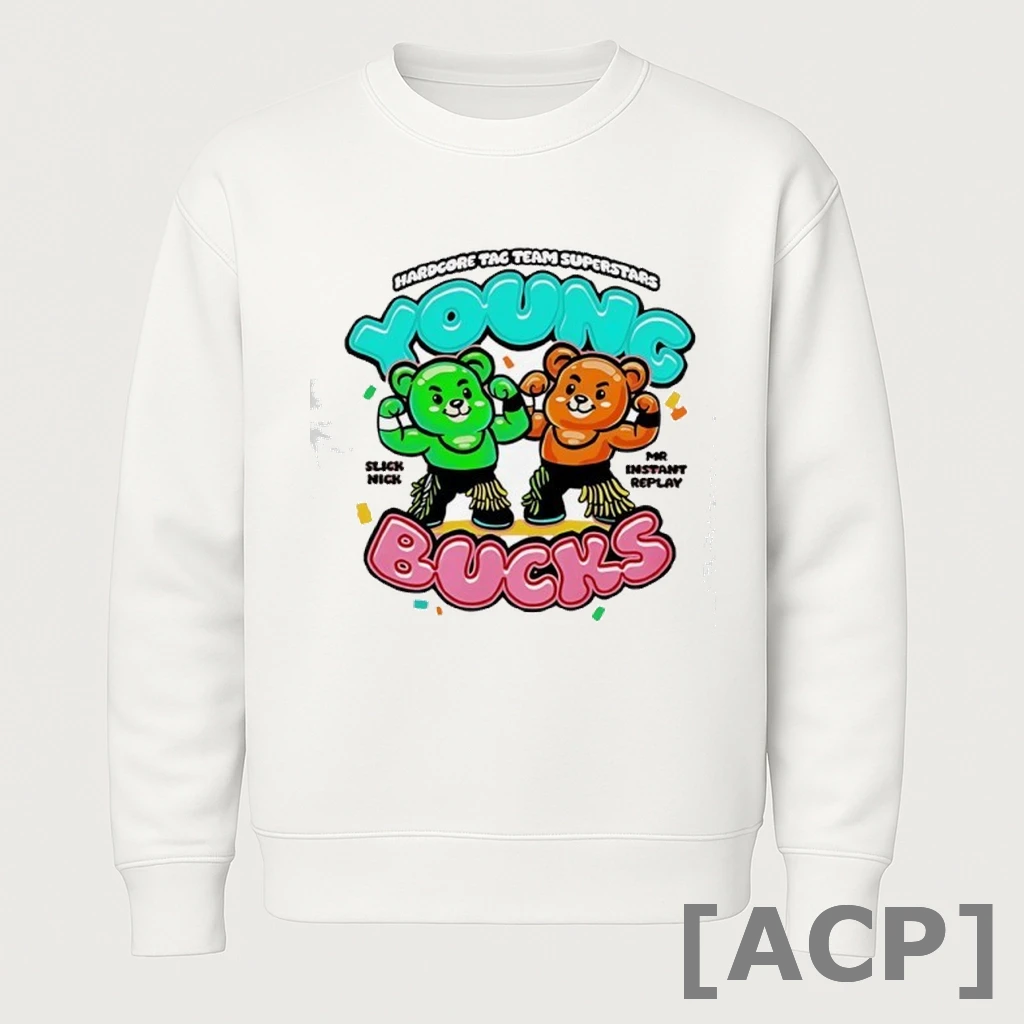 Official Matthew Massie And Nicholas Massie Young Bucks Hardcore Tag Team Superstars T Shirt Sweater