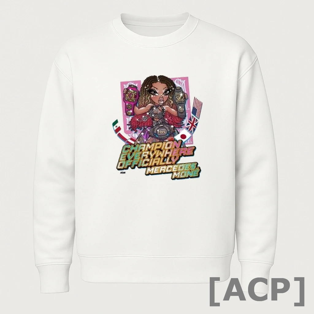 Official Mercedes Mone Champion Everywhere Officially Comfort Colors Soft T Shirt Sweater