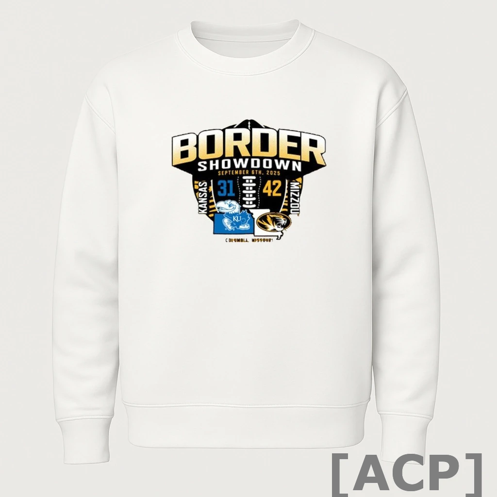 Official Missouri Tigers Victory Border Showdown Mizzou 42 31 Kansas T Shirt Sweater