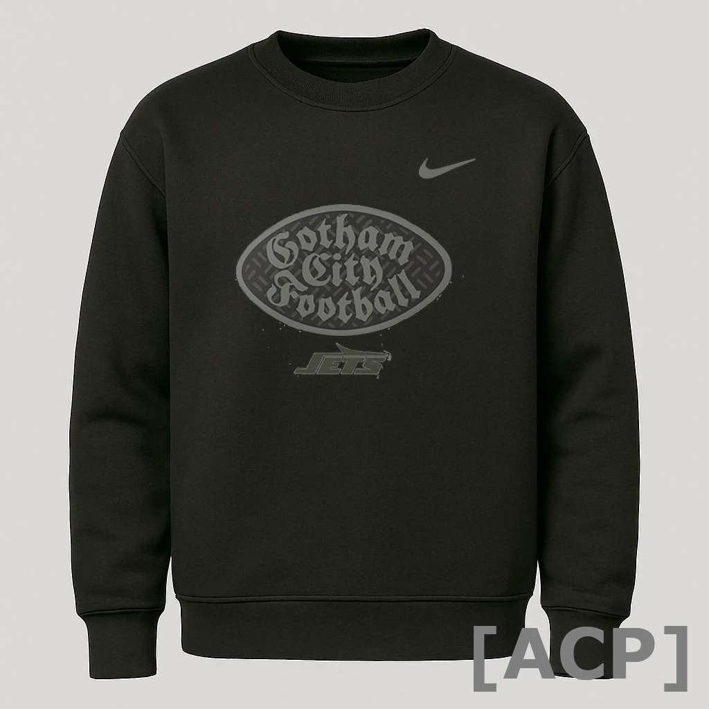 Official Nike New York Jets Gotham City Football 2025 Rivalries T Shirt Sweater