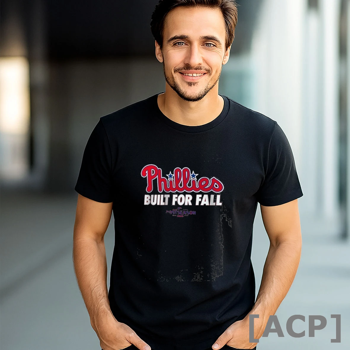 Official Philadelphia Phillies 2025 Mlb Baseball Built For Fall Postseason T Shirt Sweater