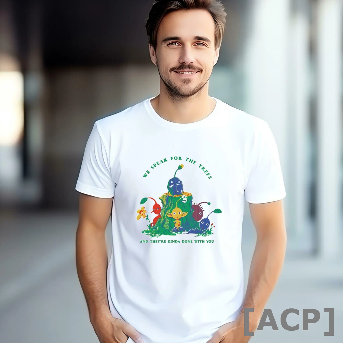 Official Pikmin We Speak For The Trees And Theyre Kinda Done With You T Shirt Sweater