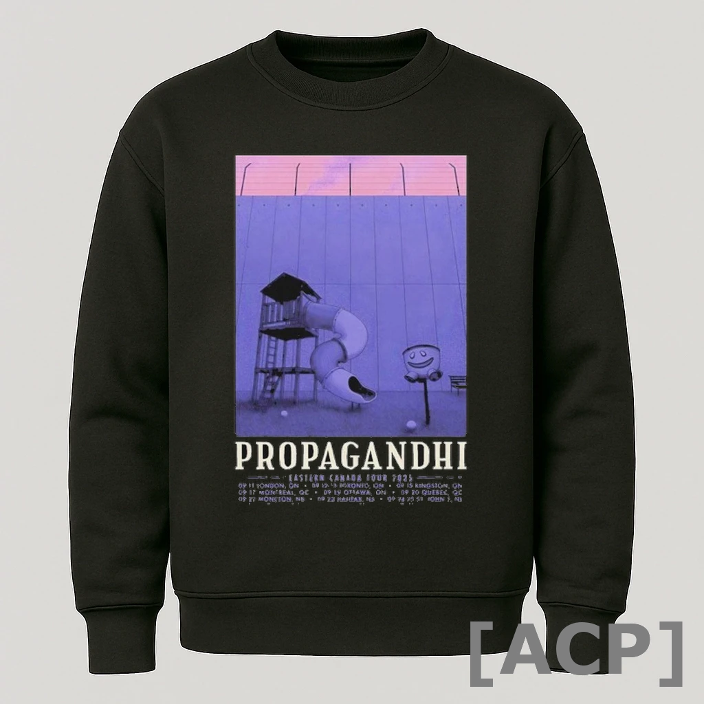 Official Propagandhi Eastern Canada Tour 2025 T Shirt Sweater