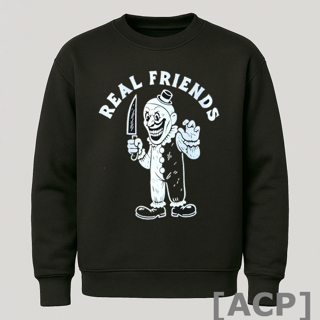 Official Real Friends Clown T Shirt Sweater