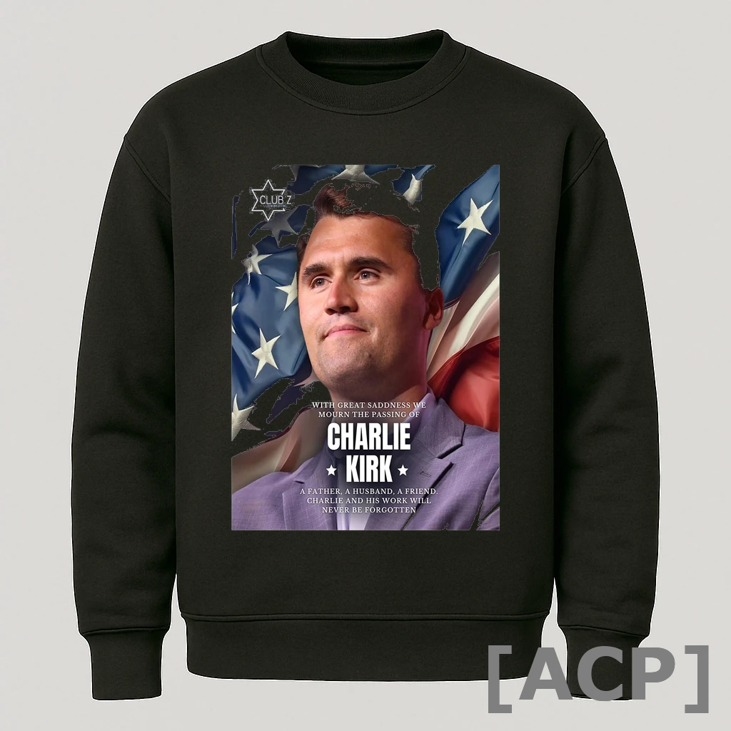 Official Rest In Peace Charlie Kirk Memorial Tribute 2025 Motivational Artwork Design Home Decor T Shirt Sweater