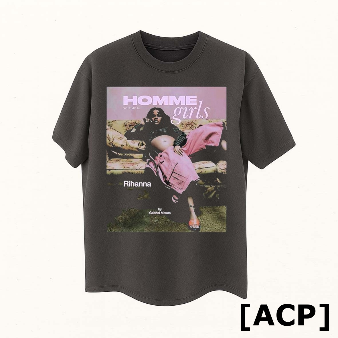 Official Rihanna Graces The Cover Of Hommegirls Volume 14 2025 T Shirt Sweater