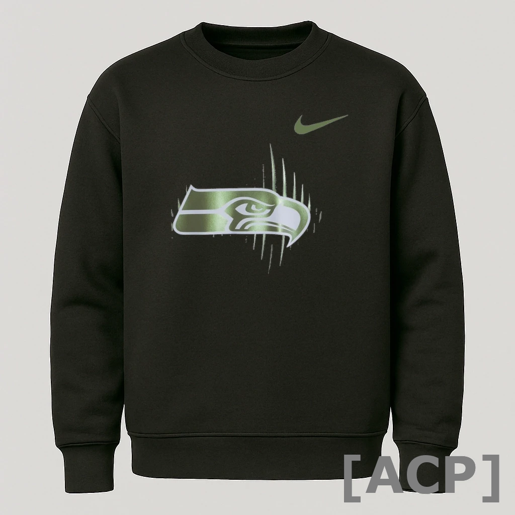 Official Seattle Seahawks Nike 2025 Rivalries Logo T Shirt Sweater