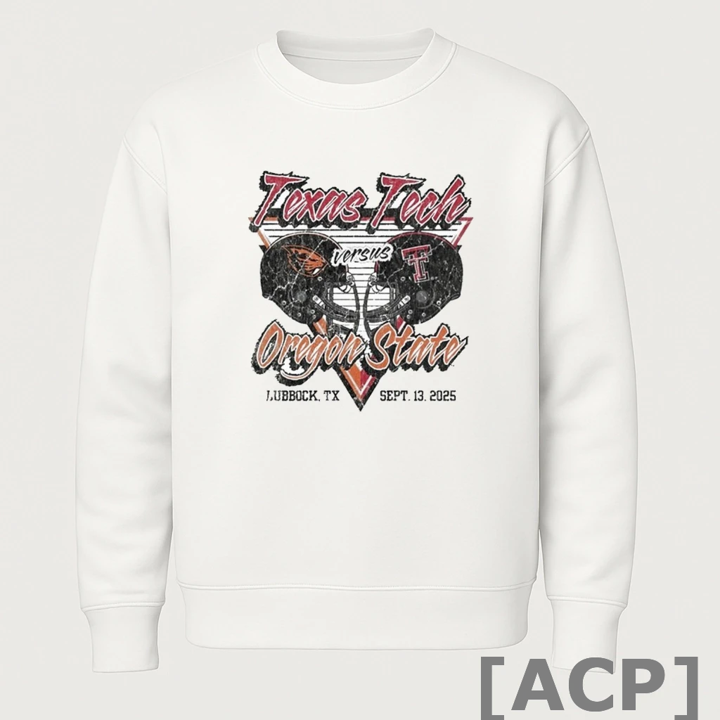 Official Texas Tech Red Raiders Vs Oregon State Beavers 2025 Gameday Football T Shirt Sweater