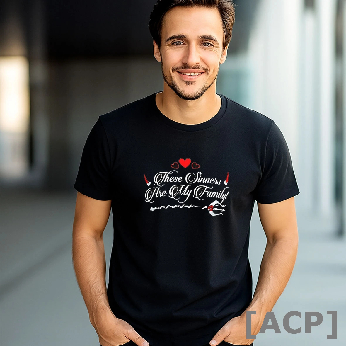 Official These Sinners Are My Family T Shirt Sweater