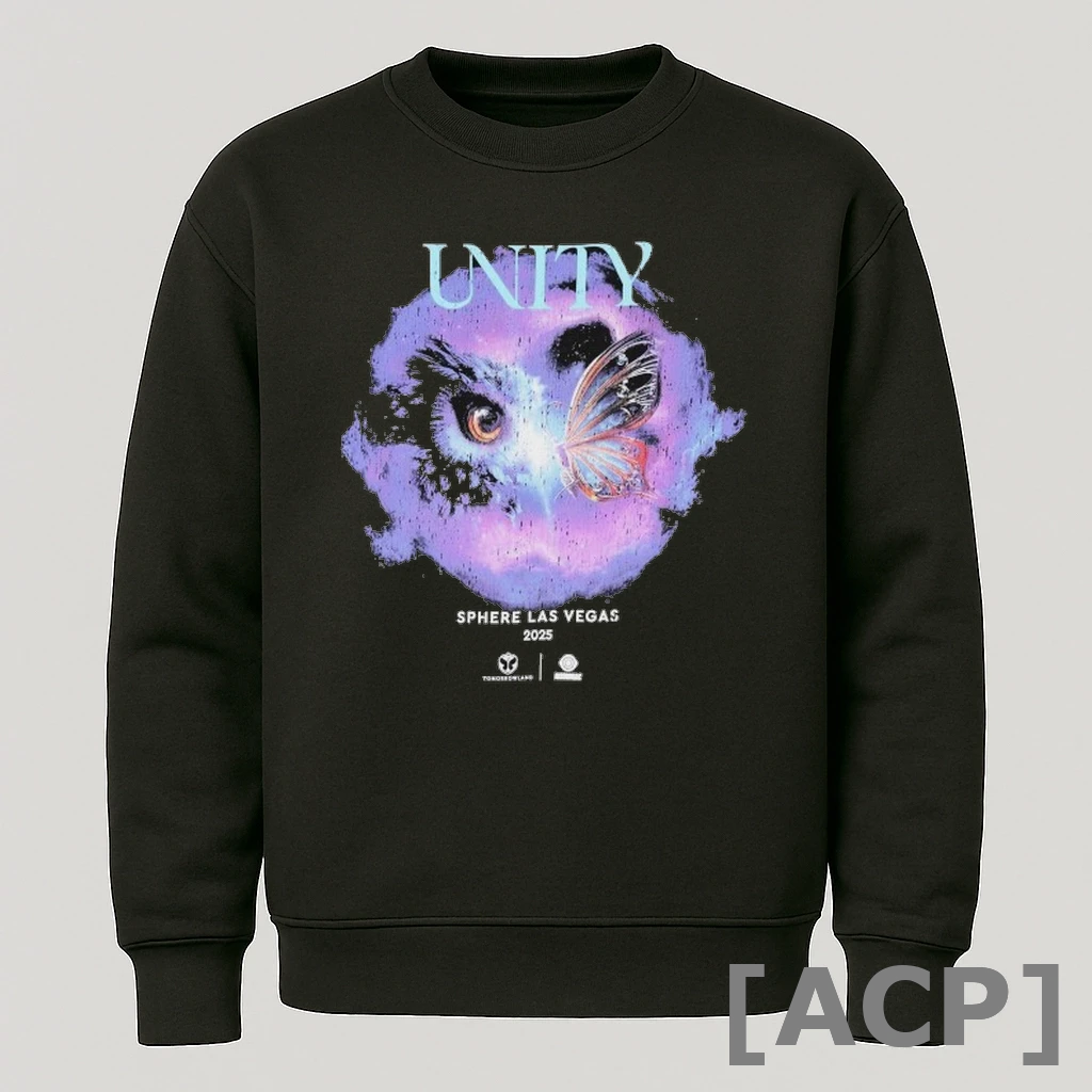 Official Tomorrowland Unity Sphere Las Vegas 2025 T Shirt Sweater