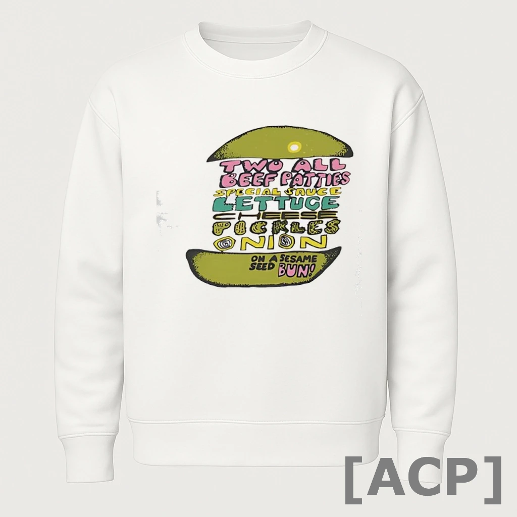 Official Two All Beef Patties Special Sauce Lettuce Cheese Pickles Onion T Shirt Sweater