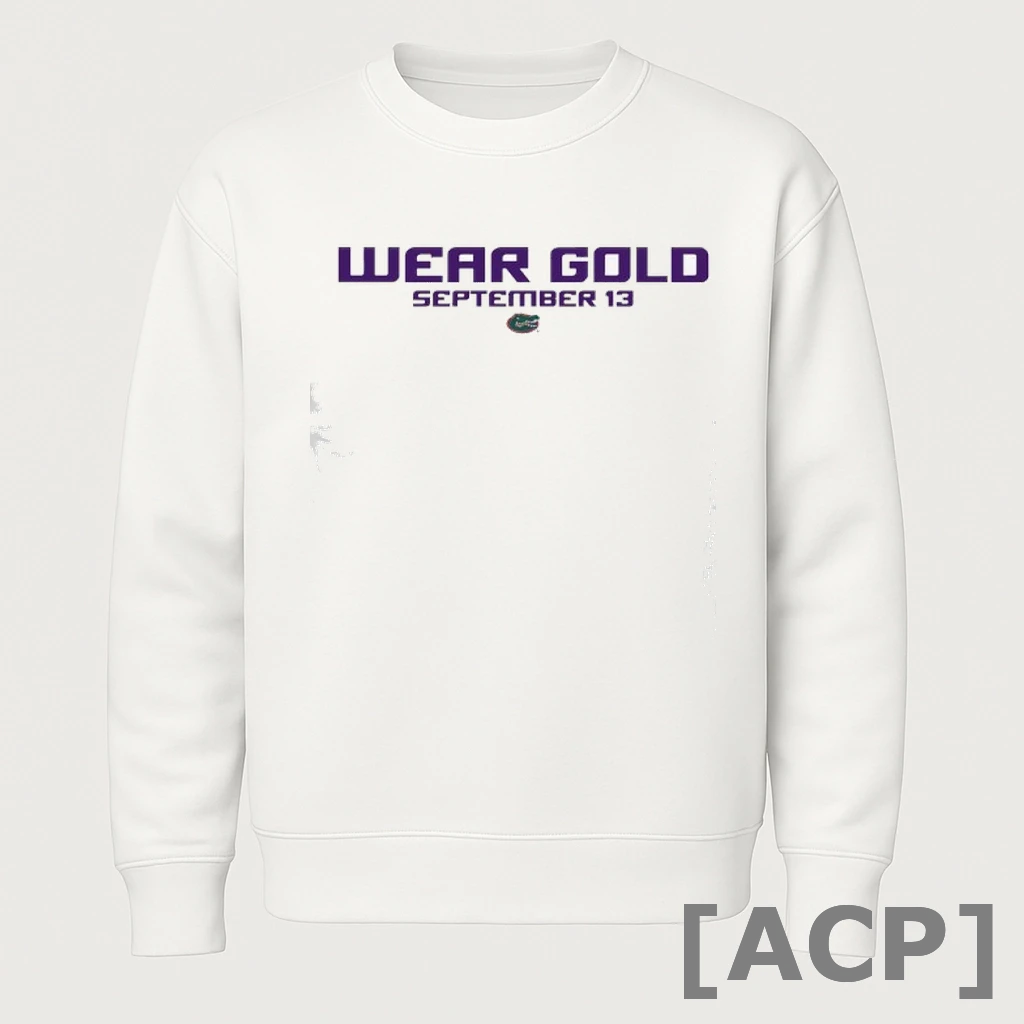 Official Wear Gold September 13 Florida Gators T Shirt Sweater