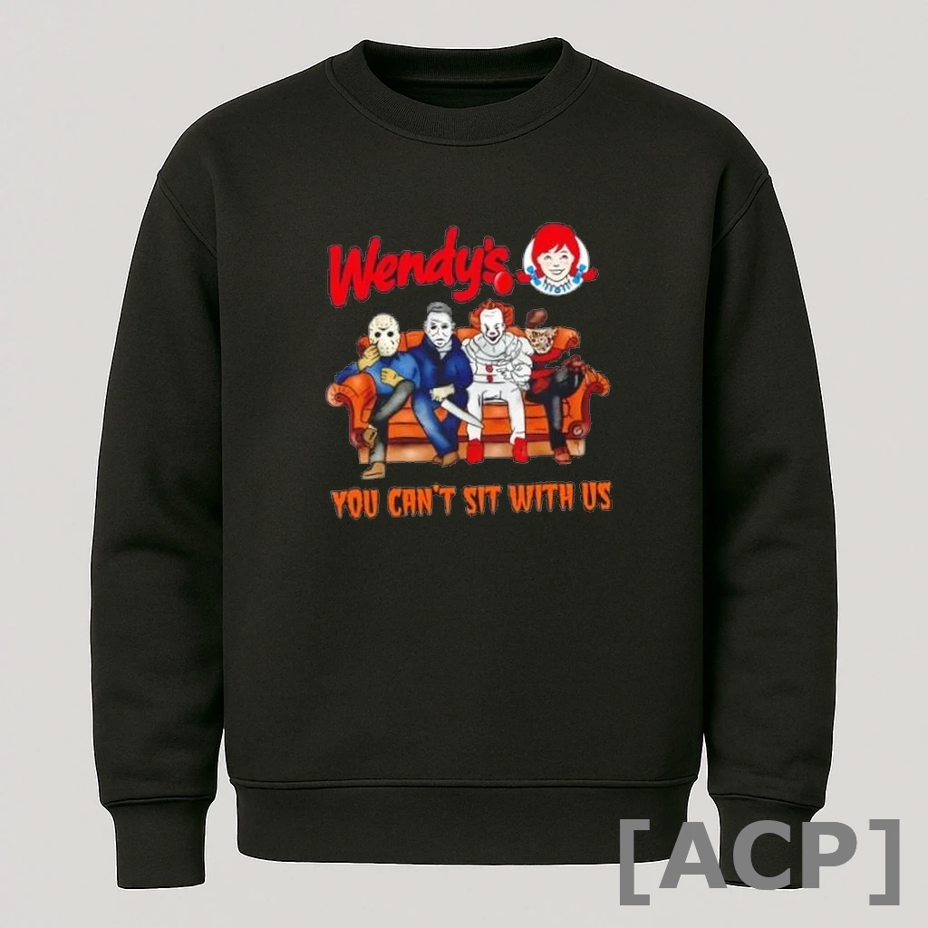 Official Wendys X Horror Movies Halloween You Cant Sit With Us T Shirt Sweater