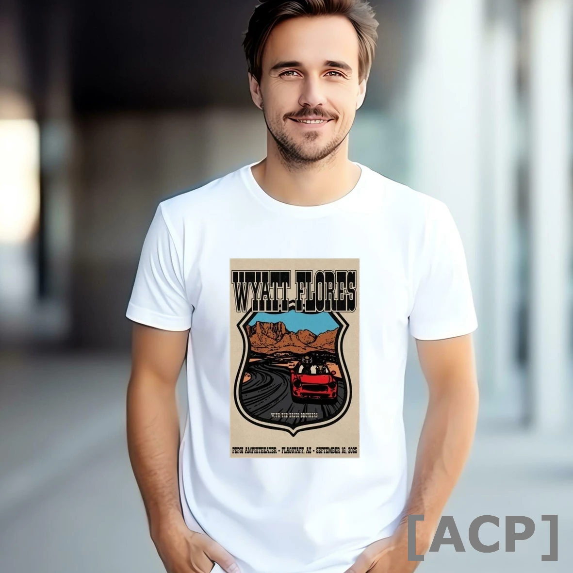 Official Wyatt Flores 9 16 2025 Flagstaff Az Pepsi Amphitheater T Shirt Sweater