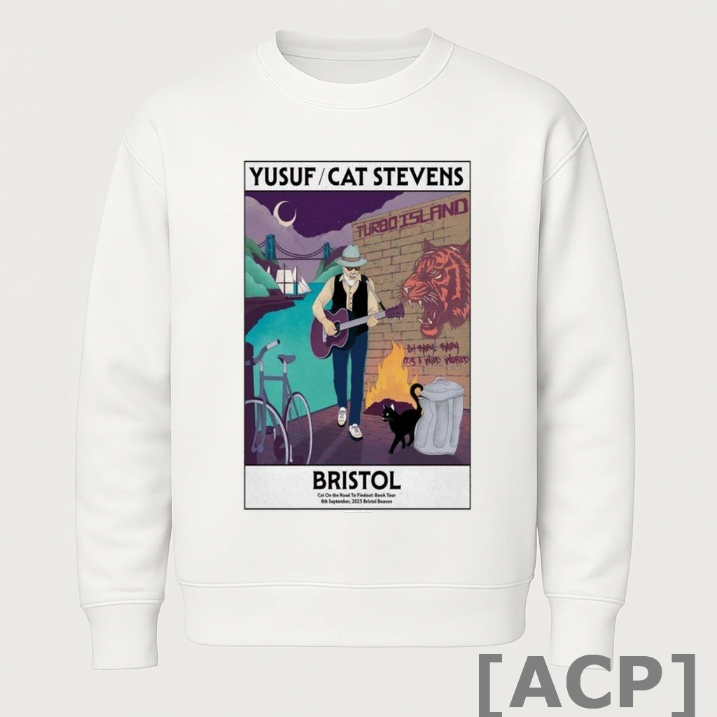 Official Yusuf Cat Stevens Bristol Uk 08 Sep 2025 T Shirt Sweater