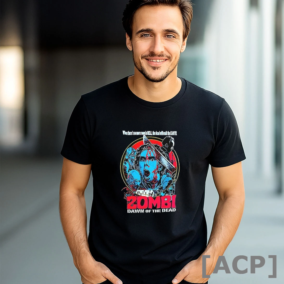 Official Zombi Dawn Of The Dead T Shirt Sweater