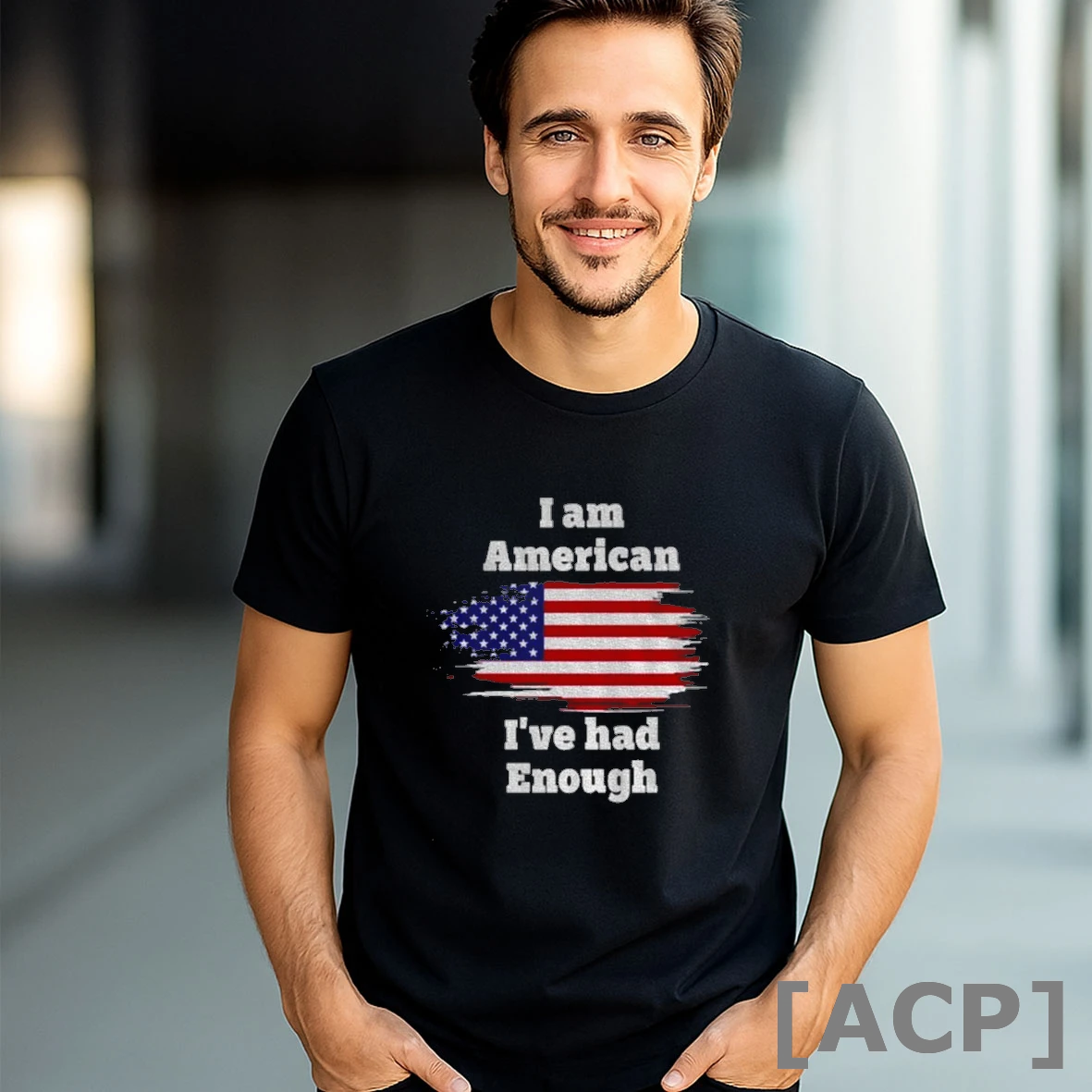 Official I Am American Ive Had Enough Usa Flag T Shirt Sweater