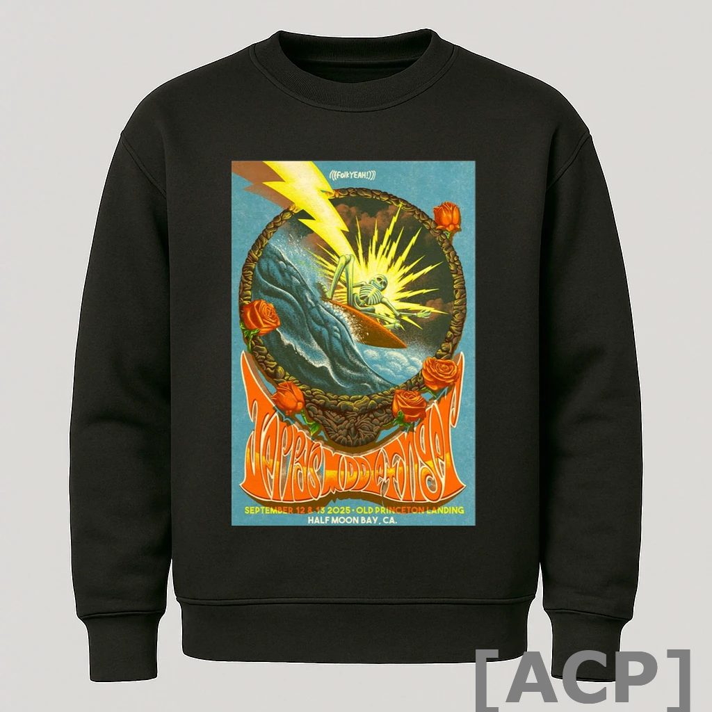 Official Jerrys Middle Finger September 12 13 2025 Old Princeton Landing Half Moon Bay Ca T Shirt Sweater