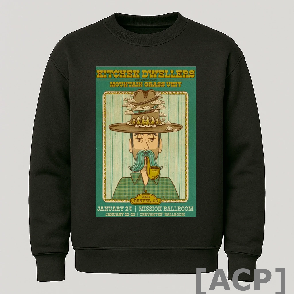 Official Kitchen Dwellers January 2025 Denver Co T Shirt Sweater