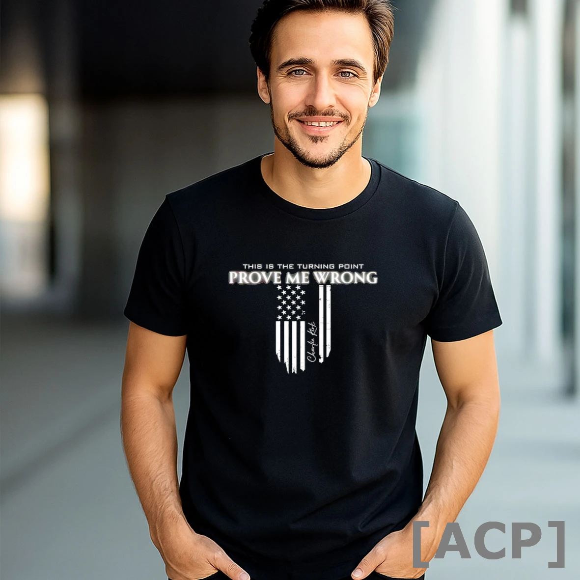 Official This Is The Turning Point Prove Me Wrong Charlie Kirk T Shirt Sweater