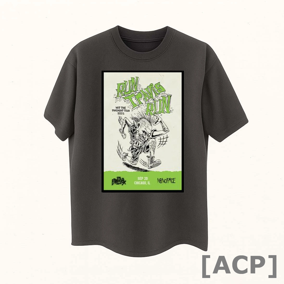 Official Travis Barker Run Travis Run Chicago Sep 20 2025 Men T Shirt Sweater
