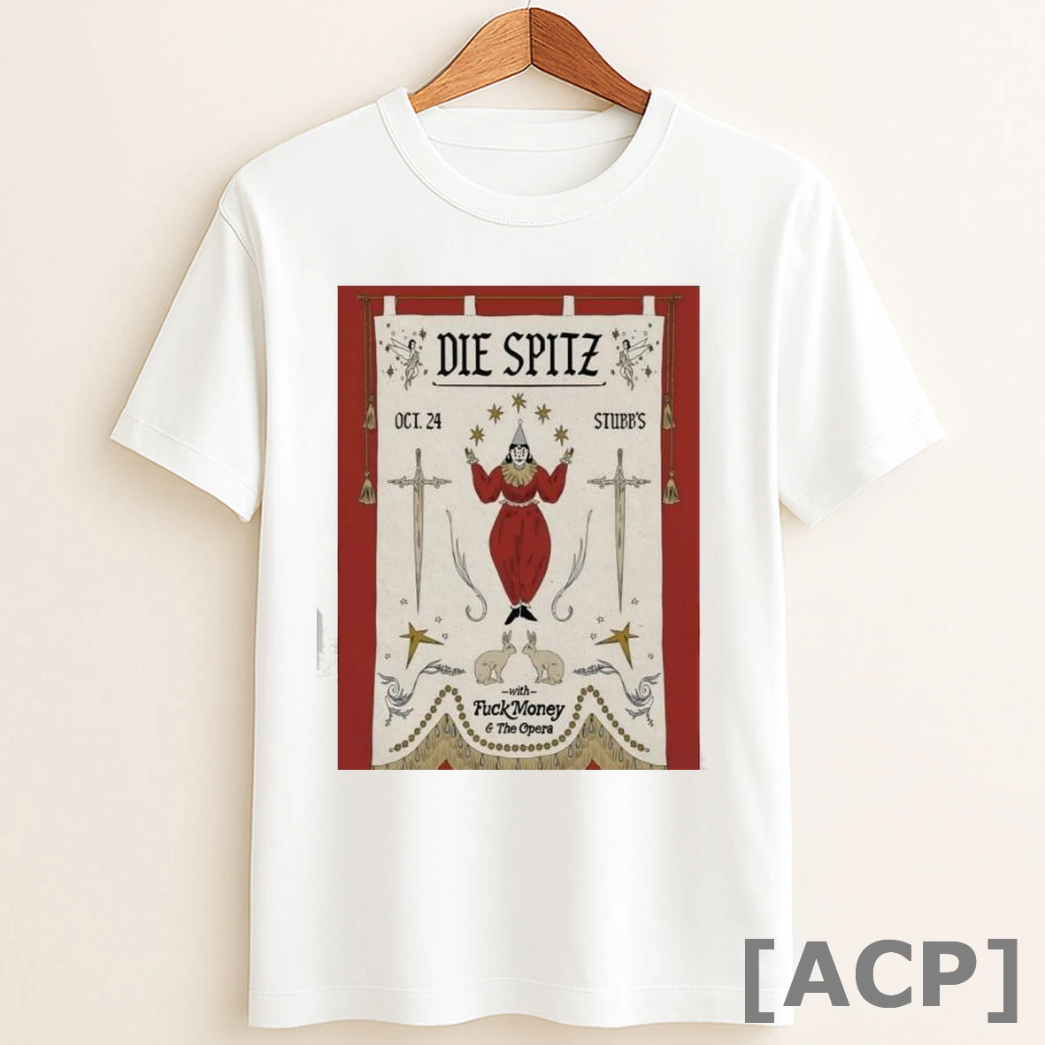 Original Die Spitz With Fuck Money The Opera Austin Tx 10 24 2025 T Shirt Sweater