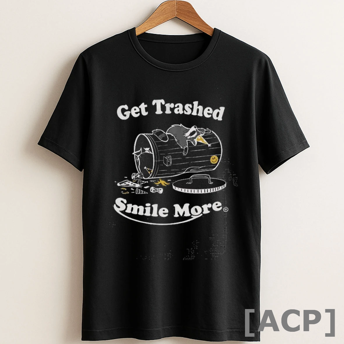 Original Roman Atwood Get Trashed Smile More T Shirt Sweater
