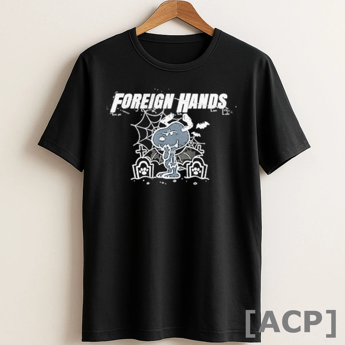 Original Snoopy Foreign Hands Vamp Dog Halloween T Shirt Sweater