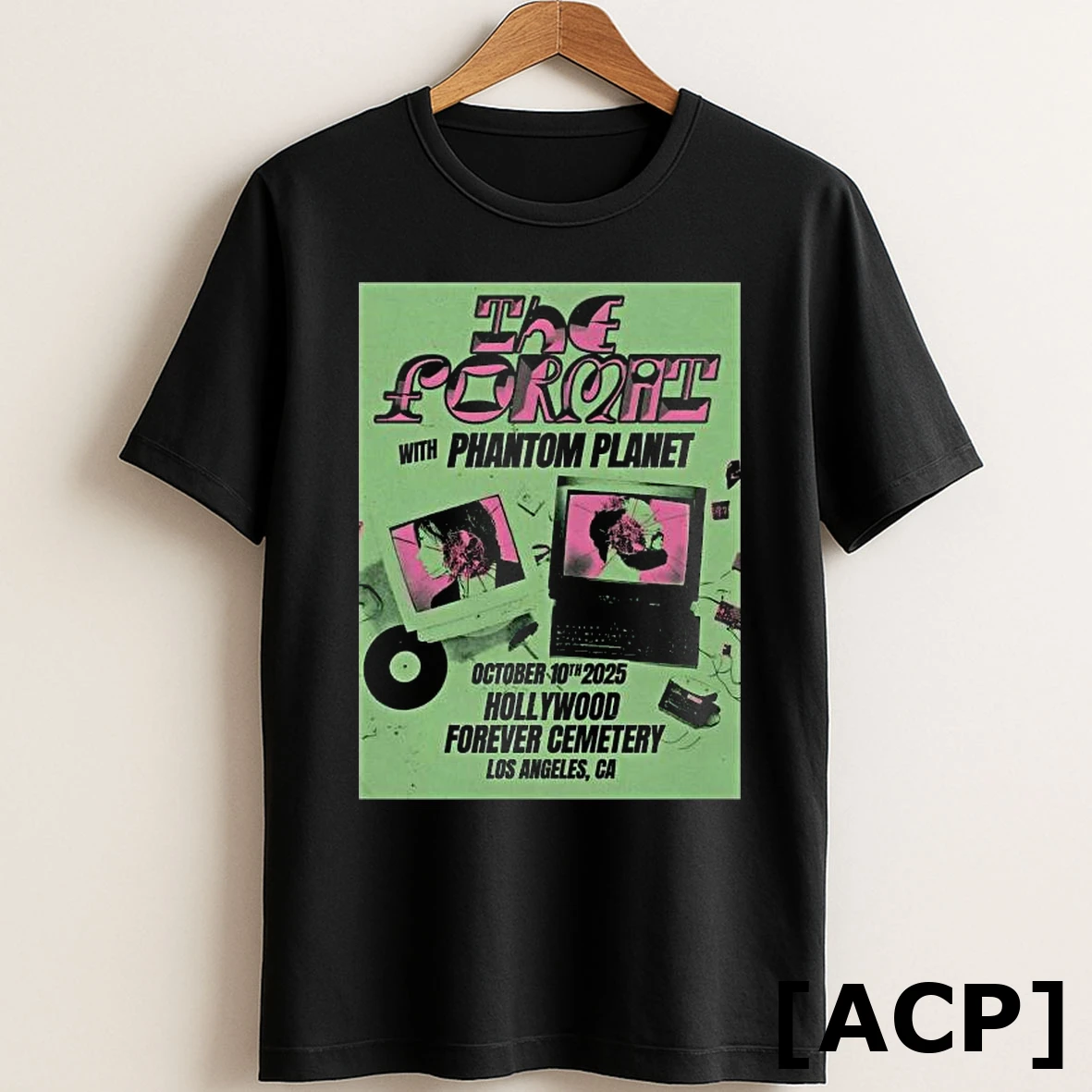 Original The Format And Phantom Planet October 10 2025 Fairbanks Lawn At Hollywood Forever Cemetery In Los Angeles Ca Long Sleve T Shirt Sweater