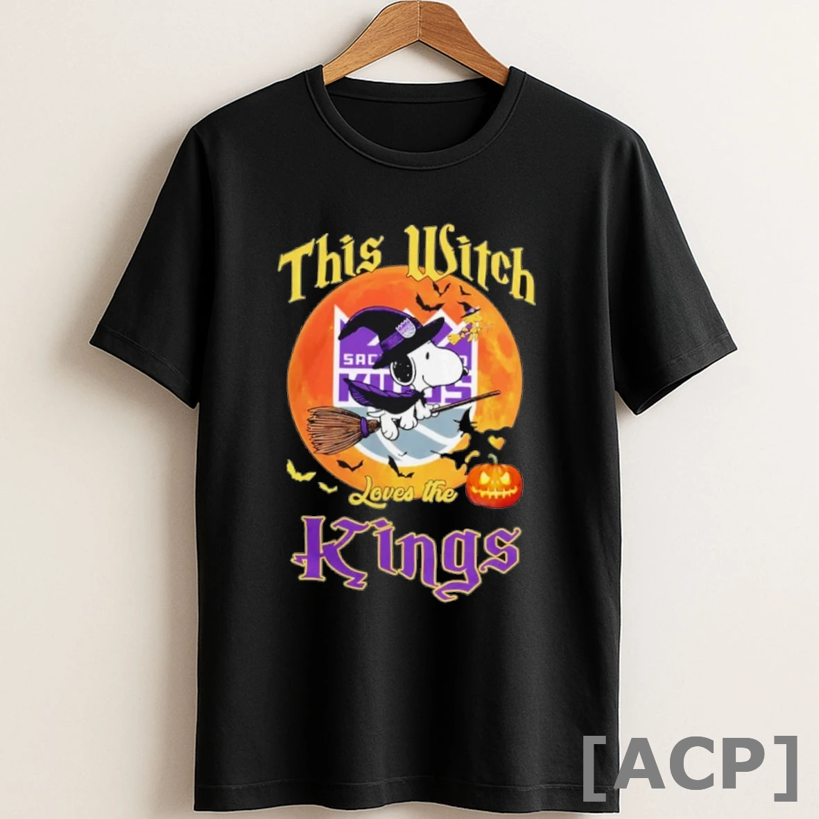 Original This Witch Loves The Sacramento Kings Snoopy Halloween T Shirt Sweater