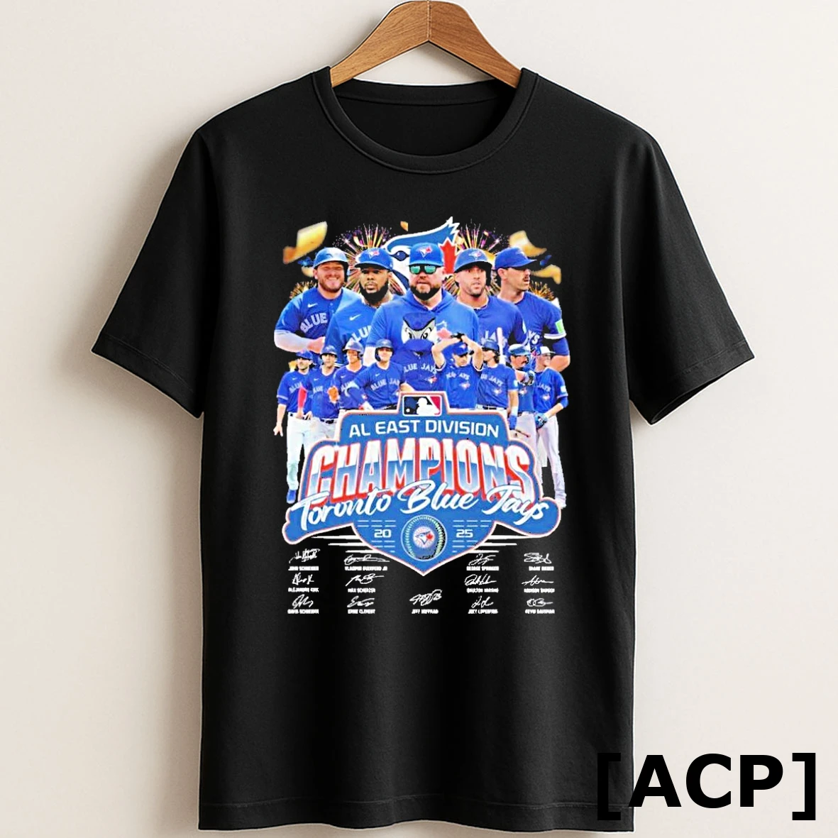 Original Toronto Blue Jays 2025 Al East Division Champion Signature T Shirt Sweater