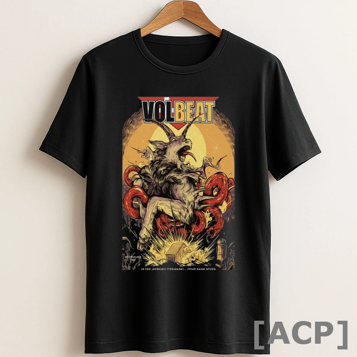 Original Volbeat September 18 2025 At Jyske Bank Boxen Show T Shirt Sweater