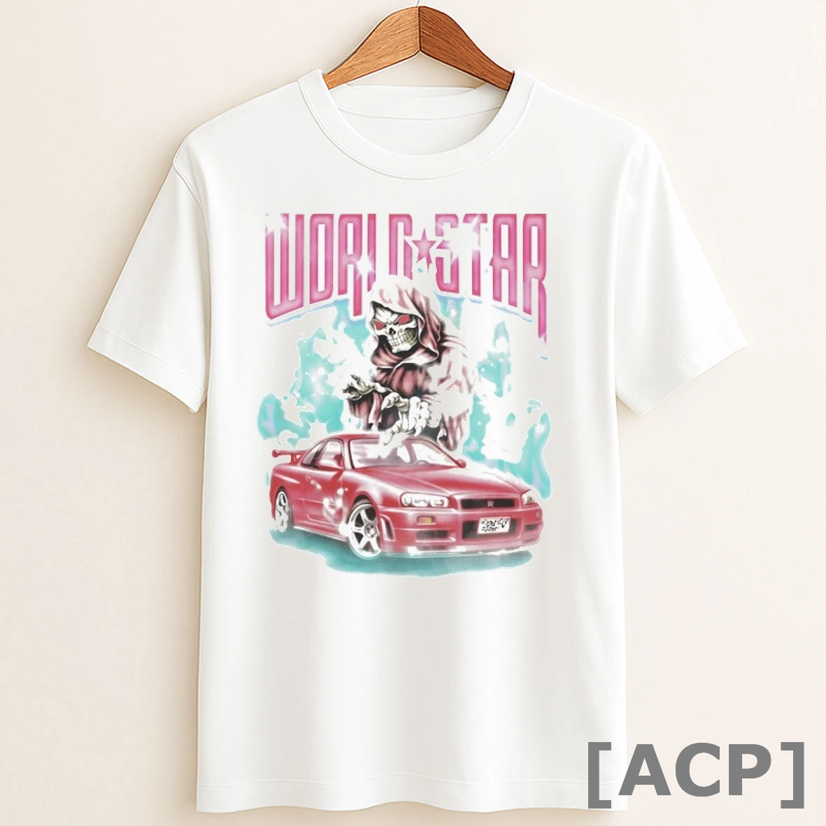 Original Worldstar Airbrush Reaper T Shirt Sweater