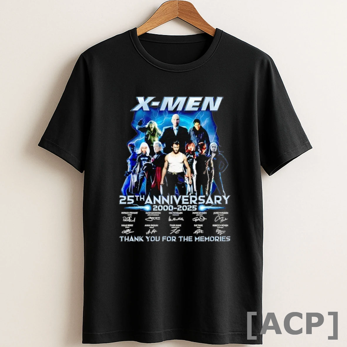 Original X Men 25th Anniversary 2000 2025 Thank You For The Memories Signatures T Shirt Sweater