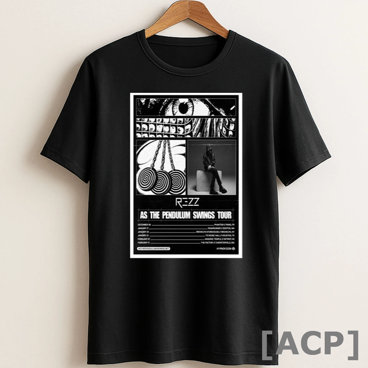 Original Rezz Live Tour As The Pendulum Swings Men T Shirt Sweater