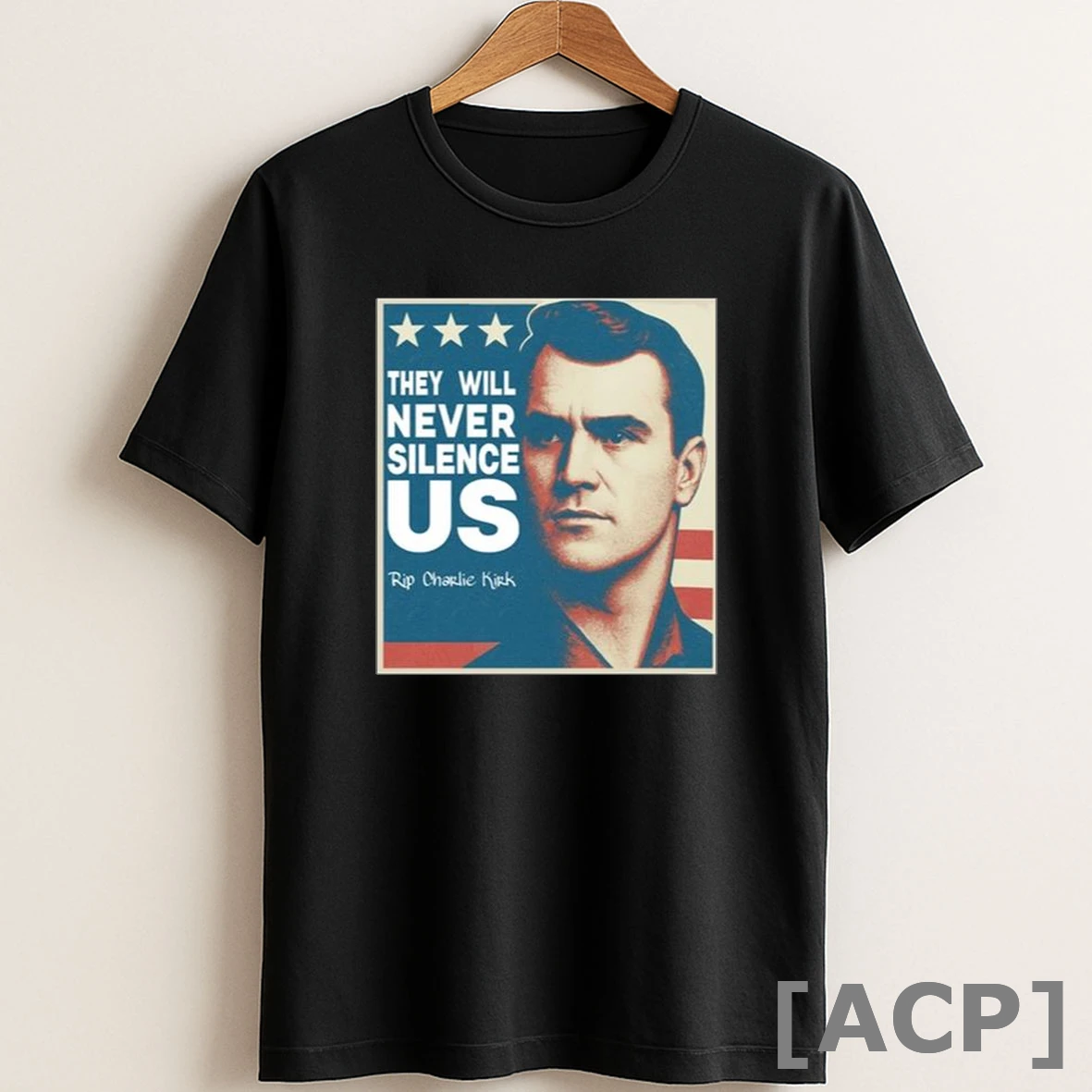 Original They Will Never Silence Us Rip Charlie Kirk 2025 T Shirt Sweater